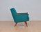 Mid-Century Danish Turquoise Armchair, 1960s 5