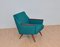 Fauteuil Turquoise Mid-Century, Danemark, 1960s 6