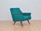 Fauteuil Turquoise Mid-Century, Danemark, 1960s 4