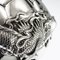 Antique Japanese Meiji Period Solid Silver & Enamel Dragon Bowl from Tokosai Setsuga, 19th Century, Image 8