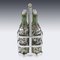 Antique French Four Bottle Tantalus from Pierre Francois Queille, 19th Century 21