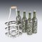 Antique French Four Bottle Tantalus from Pierre Francois Queille, 19th Century 20