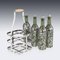 Antique French Four Bottle Tantalus from Pierre Francois Queille, 19th Century, Image 20