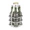 Antique French Four Bottle Tantalus from Pierre Francois Queille, 19th Century, Image 1