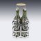 Antique French Four Bottle Tantalus from Pierre Francois Queille, 19th Century 27