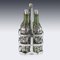 Antique French Four Bottle Tantalus from Pierre Francois Queille, 19th Century 25