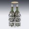 Antique French Four Bottle Tantalus from Pierre Francois Queille, 19th Century 23