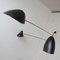 Large Mid-Century Serge Mouille Style Swing Arm Wall Lamp 15