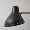Große Mid-Century Swutrauf Wandlampe im Serge Mouille Stil 6
