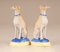 French Porcelain Greyhound Dogs, Staffordshire Style, 19th-Century, Set of 2 7