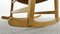 ML-33 Rocking Chair with Floral Carvings by Hans J. Wegner for A/S Mikael Laursen, 1940s 20