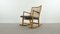 ML-33 Rocking Chair with Floral Carvings by Hans J. Wegner for A/S Mikael Laursen, 1940s 2