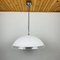 Extra Large Mid-Century Italian White Plastic Ceiling Lamp from Guzzini, 1980s 4