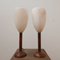 Mid-Century Spanish Alabaster Goblet Table Lamps, Set of 2 9