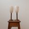 Mid-Century Spanish Alabaster Goblet Table Lamps, Set of 2 8