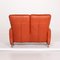 Cumuly Orange Leather Sofa from Himolla 10