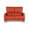 Cumuly Ledersofa in Orange von Himolla 1