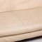 Rossini Cream Leather Sofa from Koinor 4