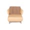 Leather Armchair in Beige Fabric from Koinor 7