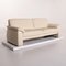 Mondo Cream Leather Sofa 5