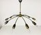 Italian Brass 10-Arm Sputnik Chandelier from Arredoluce, 1950s, Image 5