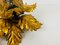 Golden Florentine Flower Shape Flushmount from Banci, Italy, 1970s, Image 8