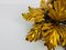 Golden Florentine Flower Shape Flushmount from Banci, Italy, 1970s, Image 3