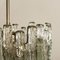 Large 3-Tier Chrome Ice Glass Chandeliers by J.t. Kalmar, Set of 2 16