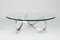 Snake Aluminum and Glass Coffee Table by Ronald Schmitt, 1960s 3