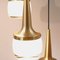 Lámpara colgante de vidrio y latón de Staff, años 60, Imagen 5