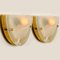 Murano Brass and Glass Wall Light from Hillebrand, 1975 2