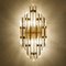 Apliques estilo Venini de cristal de Murano y bañados en oro, Italy. Juego de 2, Imagen 5