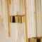 Apliques estilo Venini de cristal de Murano y bañados en oro, Italy. Juego de 2, Imagen 7