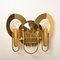 Brass and Glass Wall Sconces by Gaetano Sciolari, 1970s, Image 7