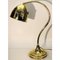 Art Nouveau Brass Table Lamp with Glass Cabochons, 1910, Image 5