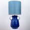 Large Table Lamps with New Silk Custom Made Lampshade by René Houben, 1960s, Set of 2 19