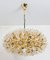 Large Gold-Plated Chandelier by Emil Stejnar for Rupert Nikoll, Vienna 10