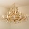 Large Gold Plated Maria Theresa Chandelier, Image 5