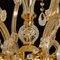 Large Gold Plated Maria Theresa Chandelier 17