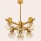 Brass and Glass Light Fixtures in the Style of Jakobsson, 1960s, Set of 2, Image 12