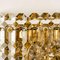 Gilt Brass Metal Crystal Glass Sconces from Kinkeldey, 1970s 5