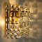 Gilt Brass Metal Crystal Glass Sconces from Kinkeldey, 1970s, Image 11