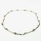 Scandinavian Silver Necklace with Pearls, 1960s 4