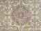 Art Nouveau Hand Knotted Rug with Floral Design, Image 2