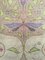 Art Nouveau Hand Knotted Rug with Floral Design 3