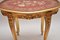 Tavolini antichi in stile dorato in legno, Francia, anni '60, set di 2, Immagine 7