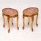 Antique French Style Gilt Wood Side Tables, 1960s, Set of 2 4