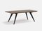 Walnut and Steel Minimalist 160 Dining Table 2