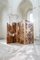 Hand-Sculpted Walnut and Brass Screen by Clothilde Gosset 3