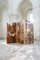 Hand-Sculpted Walnut and Brass Screen by Clothilde Gosset, Image 3